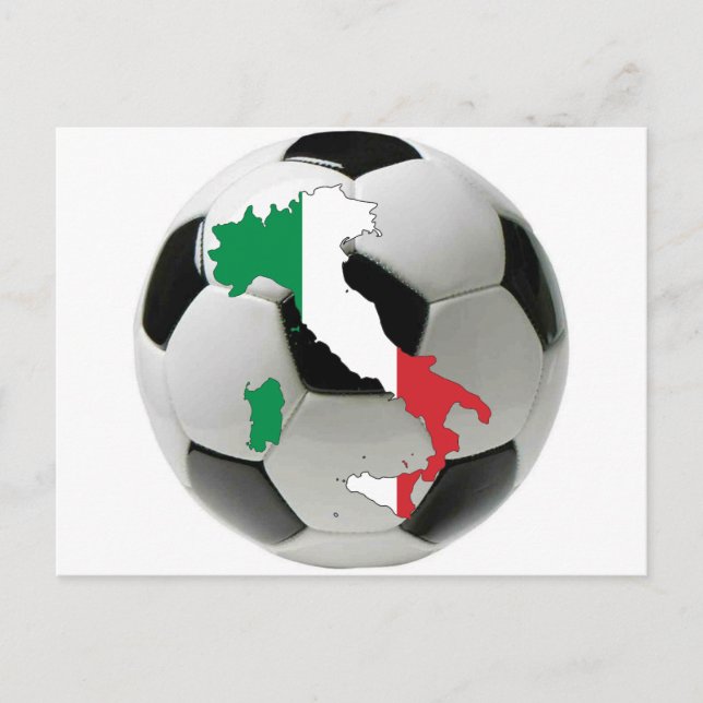 Italienische Nationalmannschaft Postkarte (Vorderseite)