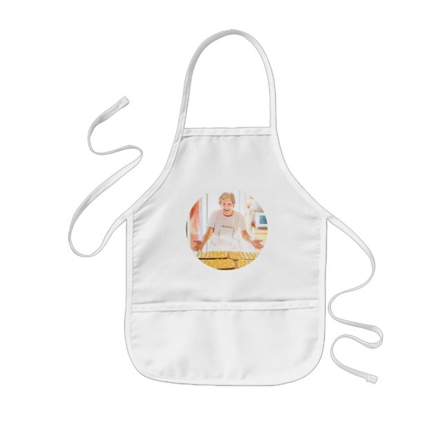 Italienische Nonna Personalisiertes Foto Sauce Day Kinderschürze (Vorne)