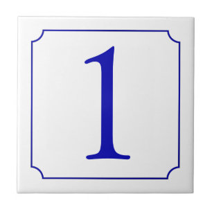 Italienische Nummer Keramik Fliese