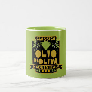 Italienische Ölmauer Kunst Zweifarbige Tasse