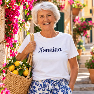 Italienische Oma Großmutter Nonna T-Shirt