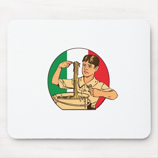 italienische Pasta Mousepad (Vorne)