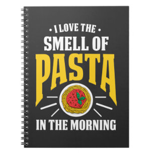 Italienische Pasta Spaghetti Noodles Liebhaber von Notizblock