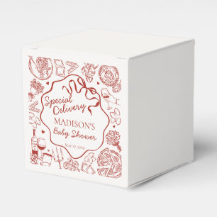 Italienische Pasta-Speziallieferung Baby Shower Geschenkschachtel