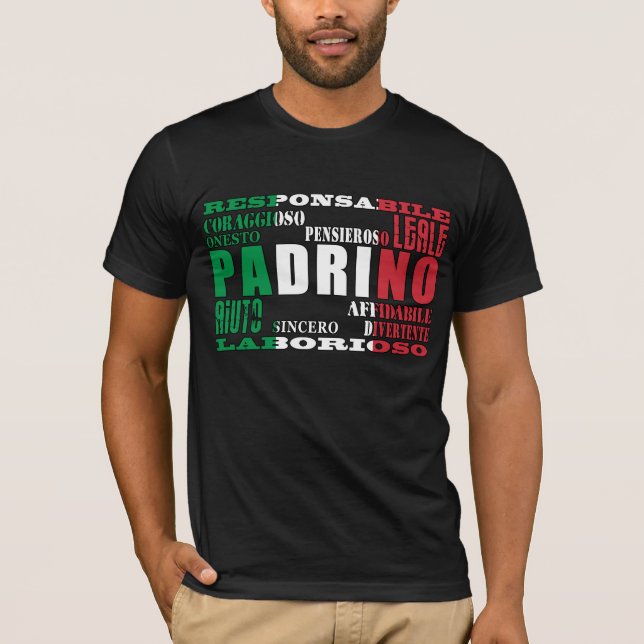 Italienische Paten: Qualitäten T-Shirt (Vorderseite)