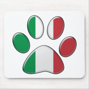 Italienische Patriotikkatze Mousepad