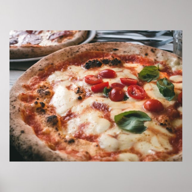 Italienische Pizza Napoletana Poster (Vorne)