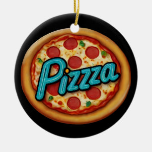 Italienische Pizzeria Pizza Küche oder Restaurant Keramik Ornament