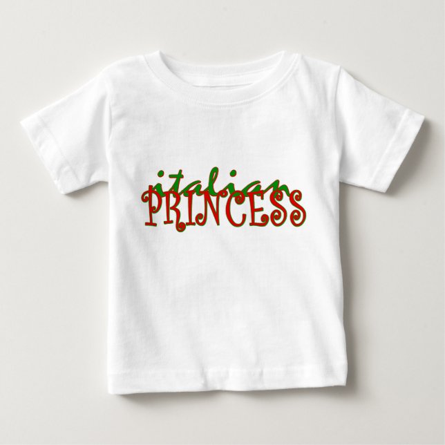 Italienische Prinzessin Baby T-shirt (Vorderseite)