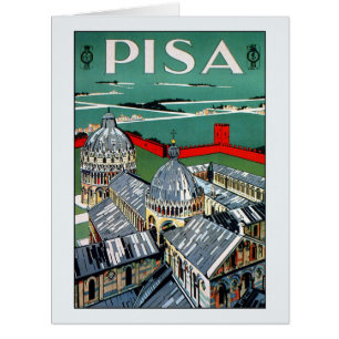 Italienische Reise Vintage Zwanzigerjahre Pisas