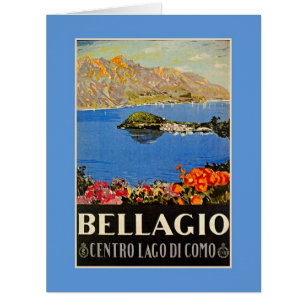 Italienische Reiseanzeige Vintage Zwanzigerjahre