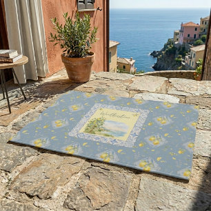 Italienische Riviera Signature Studio Wasserfarben Fußmatte