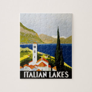 Italienische Seen Vintage Reisen Italien