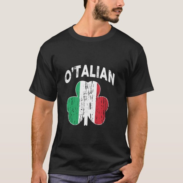 Italienische Shirts o Talian Italy Flag Italia Fun (Vorderseite)