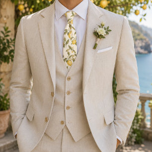 Italienische Sommerhochzeit im Zitrusenhain Krawatte