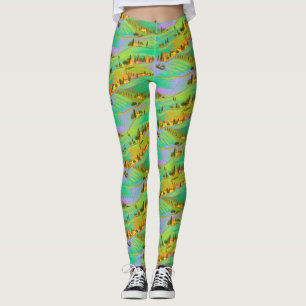 Italienische Sonnenlandschaft Leggings