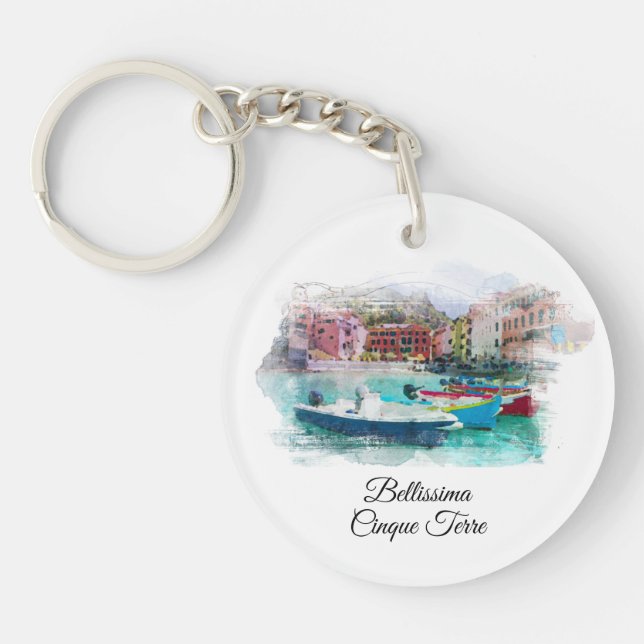 ** Italienische Sprache Cinque Terre AP12 Schlüsselanhänger (Vorderseite)