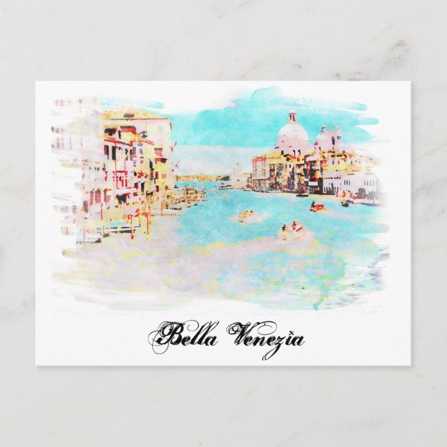 ** Italienische Sprache Venezia Italia AP12 Postkarte (Vorderseite)