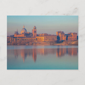 Italienische Stadt Mantua Skyline Postkarte