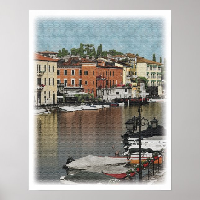 italienische Stadt Poster (Vorne)