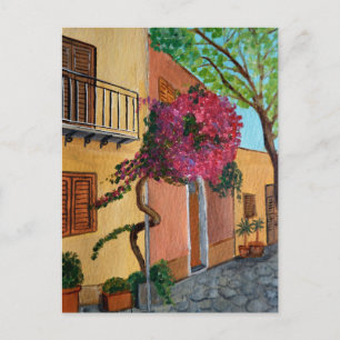 Italienische Straße   Stadtbild Postkarte