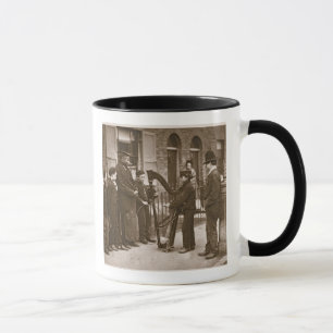 Italienische Straßen-Musiker, 'vom Straßen-Leben Tasse