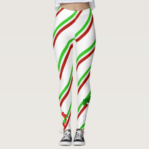 Italienische Streifenflagge Leggings