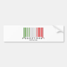 Italienische Strichcodeflagge