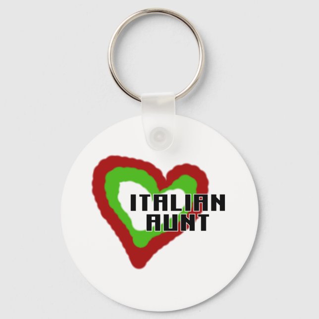 Italienische Tante Schlüsselanhänger (Vorderseite)