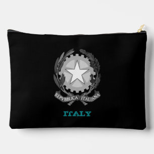 Italienische Tasche, italienisches Wappen / Fahne Zubehörtasche