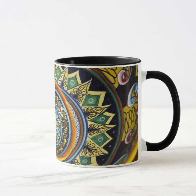 Italienische Tonwaren-Tasse Tasse (Rechts)