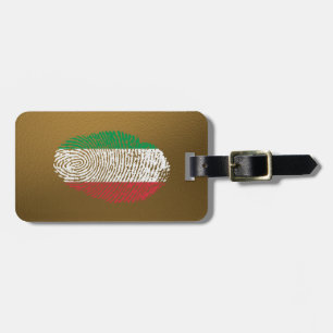 Italienische Touchfingerabdruckflagge Gepäckanhänger