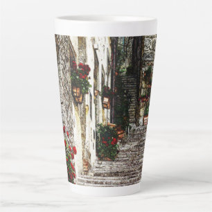 Italienische Treppenszene Latte-Mug Milchtasse