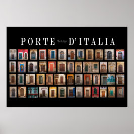 Italienische Türen (Porte d'Italia) Poster