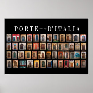 Italienische Türen (Porte d'Italia) Poster