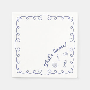 Italienische Verlobung "That's Amore" Bridal Napki Serviette