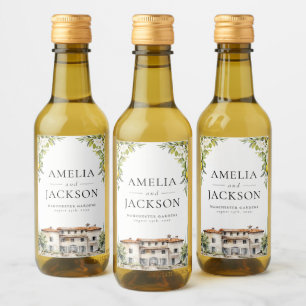 Italienische Villen Lemons & Olives Weinetikett