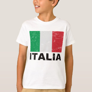 Italienische Vintage-Flagge T-Shirt