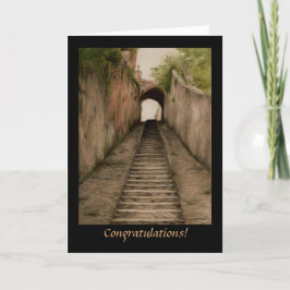 Italienische Walkway-Abschluss-Karte Karte