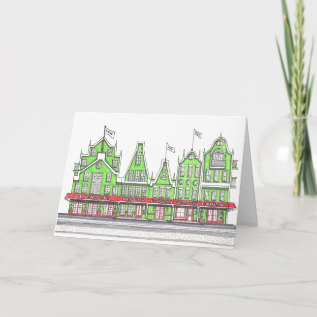 Italienische Weihnachtskarte Dankeskarte (Vorderseite)