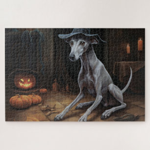 Italienische Windhund-Kürbisse Halloween Gruselig