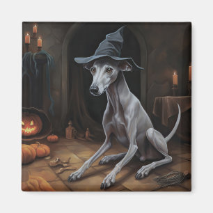Italienische Windhund-Kürbisse Halloween Gruselig Magnet