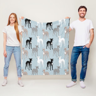 Italienische Windhunde oder Whippets Mitte des Jah Fleecedecke