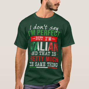 Italienische Wurzeln Aber ich bin Italienisch Funn T-Shirt