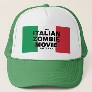 Italienische Zombie-Film-Fan-Kappe Truckerkappe