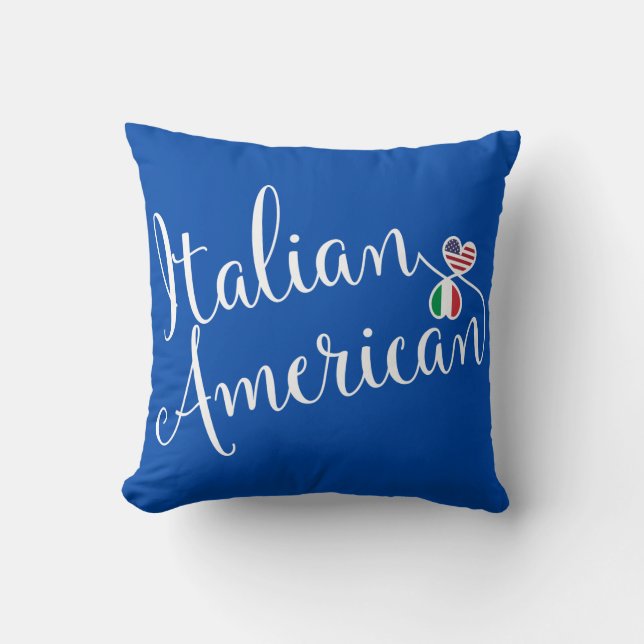Italienischer Amerikaner: Herzklopfen Kissen (Vorderseite)