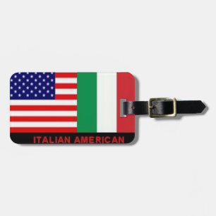 ITALIENISCHER/AMERIKANISCHER FLAGGE/GOLFTAG GEPÄCKANHÄNGER