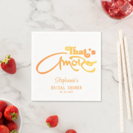 Italienischer Aperolcocktail - mehr Brautparty Serviette