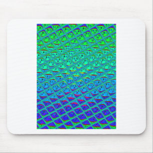 Italienischer Blaue Meerjungfrau-Motiv Kunst Druck Mousepad