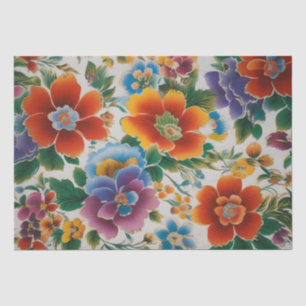 Italienischer Blumenprint Decoupage /  Seidenpapier